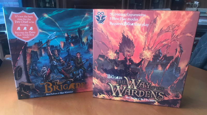 The Brigade + Way of the Wardens + extra add-ons - Gioco da tavolo - Board Game - Kickstarter KS 1