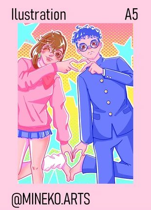 Póster tamaño A5 Dandadan, marque: Mineko Arts, état: Neuf avec étiquette, 5,00 €, 5,95 € Protection acheteurs incluse