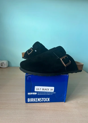 Birkenstock Boston Talla/Size/taglia/taile 39 Negras/black/Nerea/noires, marca: Birkenstock, estado: Novo com etiquetas, tamanho: 39, €60.00, €63.70 inclui Proteção do Comprador