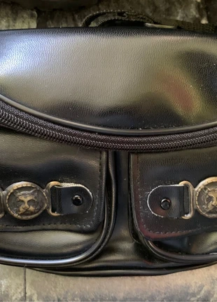 Black leather Vintage Bum Bag, brand: Source Unknown, condition: Very good, €3.00, €3.85 includes Buyer Protection