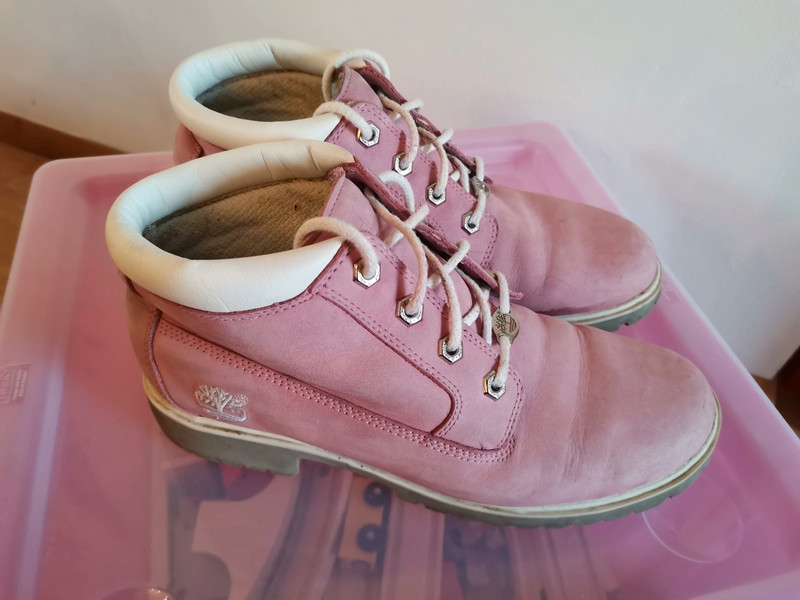 Timberland Damen Boots rosa Gr. 40 9W - Vinted