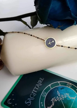 Bracelet Doré Signe Astrologique Sagittaire, estado: Muy bueno, 7,60 €, 8,68 € Protección al comprador Pro incluida