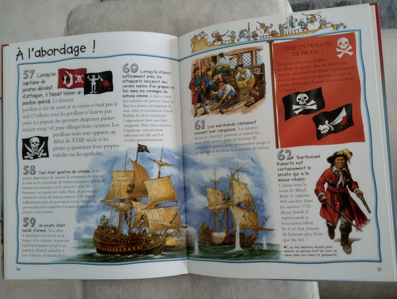 Livre enfant : "100 infos à connaître" - Les Pirates 3