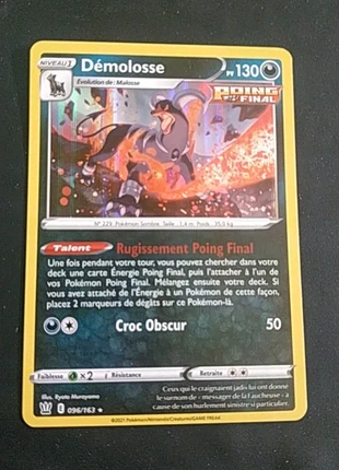 Carte Pokemon demolosse 096/163 Holo Epée et Bouclier 5 EB05 fr neuf, marke: Pokémon, zustand: Neu, mit Etikett, größe: Einheitsgröße, 2,00 €, 2,80 € inklusive Vinted-Käuferschutz