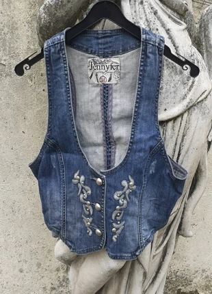 Gilet jeans " jennyfer", merk: Jennyfer, staat: Nieuw zonder prijskaartje, maat: M / 38 / 10, € 6,00, € 7,00 inclusief Kopersbescherming