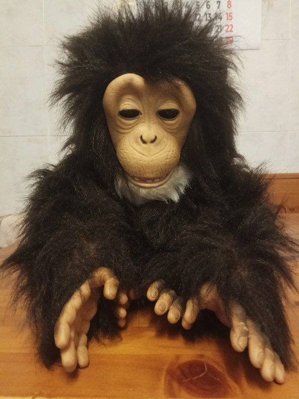 FurReal Friends Cuddle Chimp Interactive Chimpanzee Monkey Animal Toy No  Banana