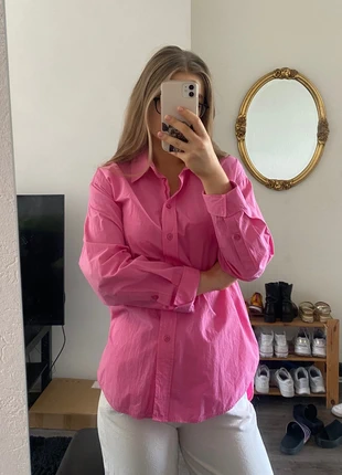 Smart Hot Pink Zara Shirt, brand: Zara, condition: Very good, size: L / 40 / 12, €13.00, €14.35 includes Buyer Protection