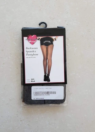 Collant voile noir couture arrière / collant Panthyose, marca: Music Legs, estado: Nuevo con etiquetas, tamaño: M / 38 / 10, 6,00 €, 7,00 € Protección al comprador incluida