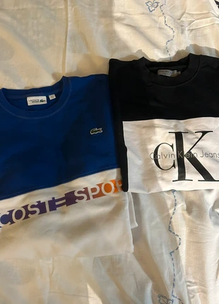 Pack sudaderas Calvin Klein y Lacoste, marca: Lacoste, estado: Muy bueno, tamaño: M, 85,00 €, 89,25 € Protección al comprador incluida