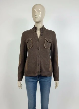 Cardigan marron à col montant – Lauren Ralph Lauren – Taille M, marca: Ralph Lauren, estado: Muito bom, tamanho: M / 38 / 10, €14.50, €15.93 inclui Proteção do Comprador Pro