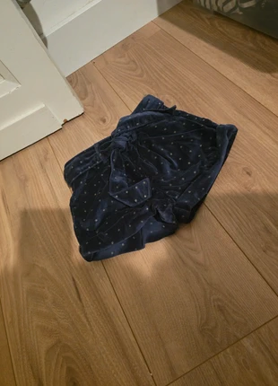 Short Vertbaudet Noël velours bleu marine à pois doré 3 ans, marque: Vertbaudet, état: Très bon état, taille: 3 ans / 98 cm, 8,00 €, 9,10 € Protection acheteurs incluse