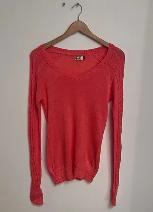Pull en maille col V So Corail - M Femme, merk: s.Oliver, staat: Heel goed, maat: M / 38 / 10, € 4,00, € 4,90 inclusief Kopersbescherming