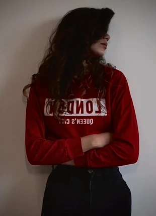 Pull rouge et blanc London , marca: Jennyfer, estado: Muito bom, tamanho: M / 38 / 10, €8.00, €9.10 inclui Proteção do Comprador