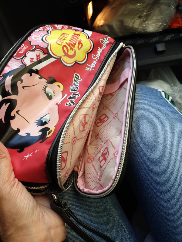 Astuccio Karactermania portatili doppia cerniera Betty Boop nuovo con  cartellino