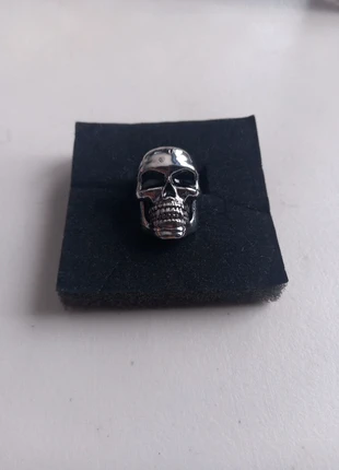Punk gothic rock style skull ring, brand: Skull, condition: New without tags, size: 16.1 mm / K½, £8.00, £9.10 includes Buyer Protection