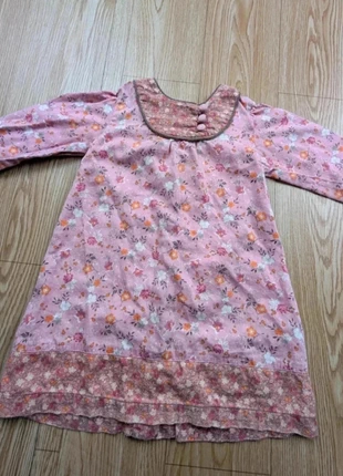 Robe Petit Bateau – Rose à fleurs – Manches longues – Taille 12 mois – 100 % coton – Très bon état, marca: Petit Bateau, estado: Muito bom, tamanho: 9-12 meses / 74 cm, €3.90, €4.80 inclui Proteção do Comprador Pro