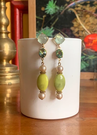 Boucles d’oreille rétro printanières pistache, marque: diotime, état: Très bon état, 52,00 €, 55,30 € Protection acheteurs incluse