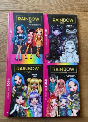 Lot de 4 livres Rainbow high, état: Très bon état, 8,00 €, 9,10 € Protection acheteurs incluse