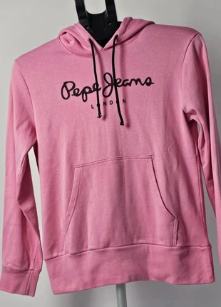 Pepe Jeans London Pink Hoodie with Black Drawstrings (M) Novidade, marca: Pepe Jeans, estado: Muito bom, tamanho: M / 38 / 10, €12.00, €13.30 inclui Proteção do Comprador
