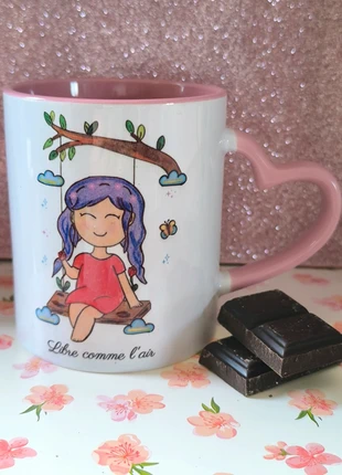 Mug artisanal, merk: Fait Main, staat: Heel goed, € 12,00, € 13,30 inclusief Kopersbescherming