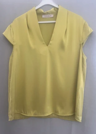 Groen lime topje satijnlook Amélie & Amélie maat XL 🌿, marque: Amélie & Amélie, état: Très bon état, taille: XL / 42 / 14, 5,00 €, 5,95 € Protection acheteurs incluse