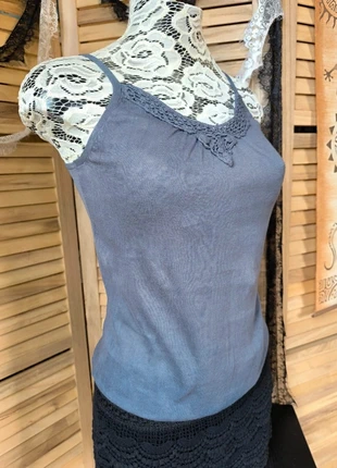 Débardeur cintré gris Vintage taille S-M 💕💕, merk: Vintage Boutique, staat: Goed, maat: S / 36 / 8, € 7,50, € 8,58 inclusief Kopersbescherming Pro