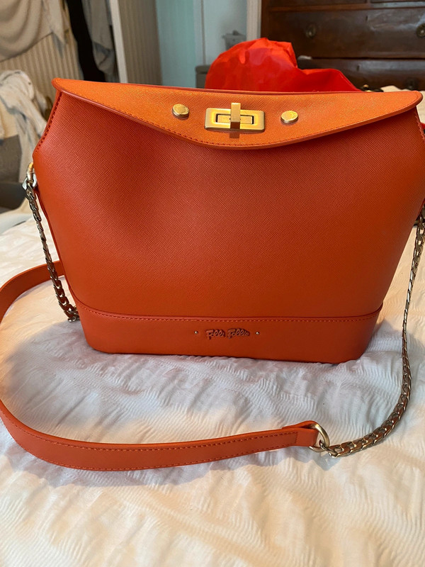 Folli follie orange bucket bag