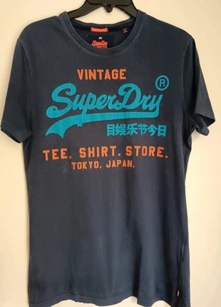 Tee shirt homme Superdry taille S couleur bleu marine 100% coton, marque: Superdry, état: Très bon état, taille: S, 15,00 €, 16,45 € Protection acheteurs incluse