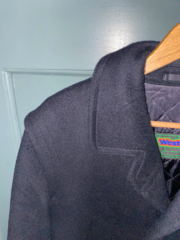 Neuken Mand opblijven Mooie wollen lange jas merk Westbury maat XXL okselmaat 65cm donkerblauw in  goede staat - Vinted