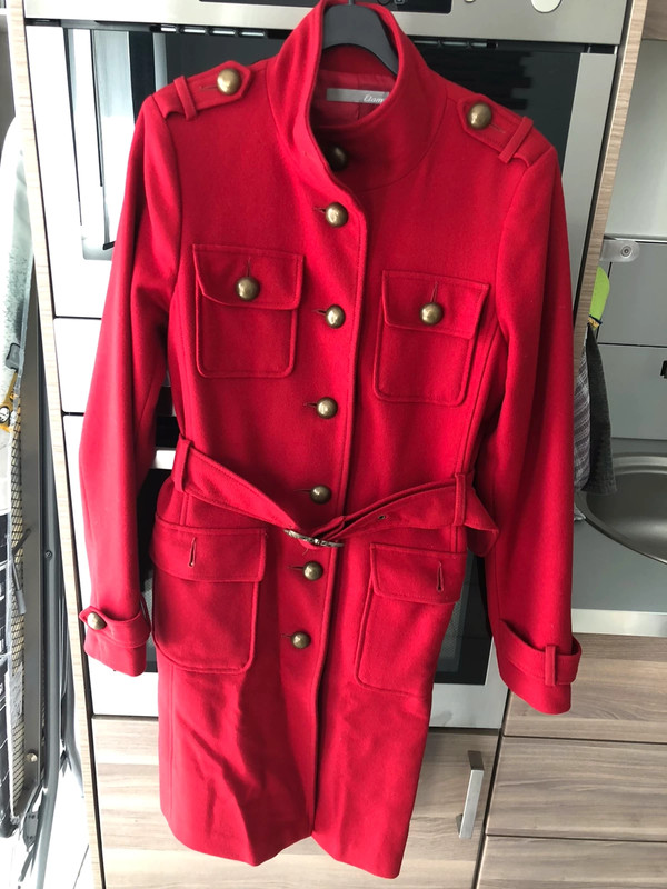 Etam manteau 2024 rouge