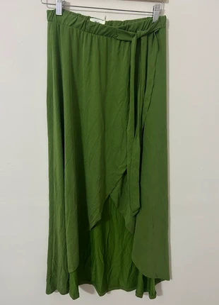 Object Green Wrap Maxi Skirt – Size M, brand: Object, condition: Very good, size: M / UK 12-14, £5.00, £5.95 includes Buyer Protection