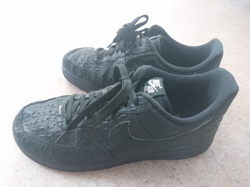 Nike Air Force Black Croco Crocodile 2007
