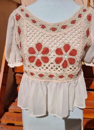 😊 Top punto Shein, marque: Shein, état: Neuf sans étiquette, taille: S / 36 / 8, 7,00 €, 8,05 € Protection acheteurs incluse