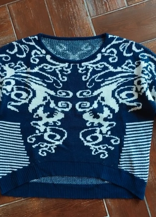 Pull d'hiver Chaud 35%Laine Jacquard, marque: pull d'hiver chaud, état: Très bon état, taille: XXXL / 46 / 18, 8,00 €, 9,10 € Protection acheteurs incluse