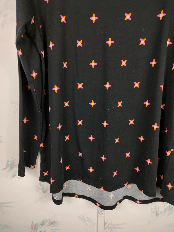 Lularoe Black Printed Top 3