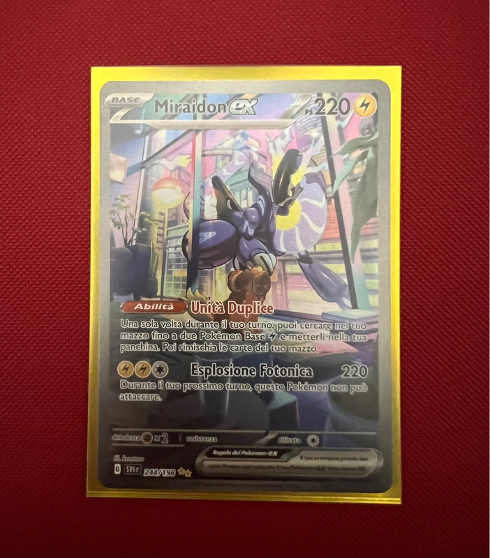 Miraidon ex display plexiglass senza carta pokemon - Vinted