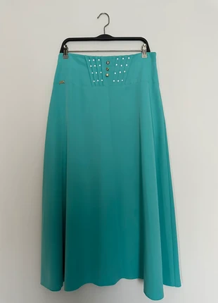 Jupe longue turquoise | Taille 42, condizioni: Nuovo senza cartellino, taglia: XL / IT 46 / EU 42, €10.00, €11.20 include la Protezione acquisti