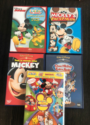 5 DVD de Mickey