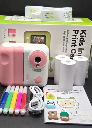 Appareil photo numérique à impression instantanée pour enfants et sa carte SD de 32 Go, marque: 9imod, état: Neuf sans étiquette, taille: Taille unique, 34,00 €, 36,40 € Protection acheteurs incluse