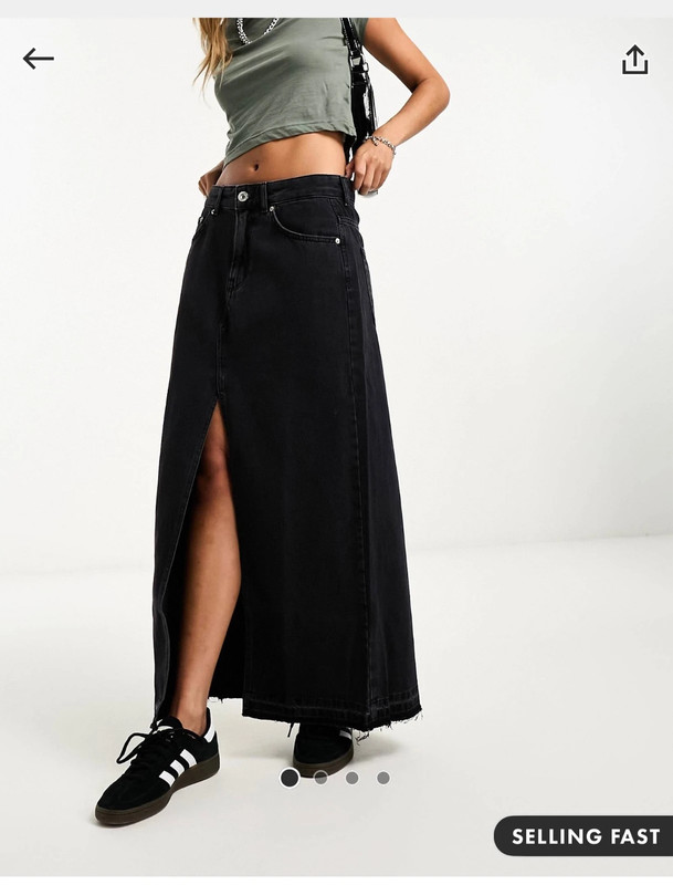 Pull & bear denim skirt 1