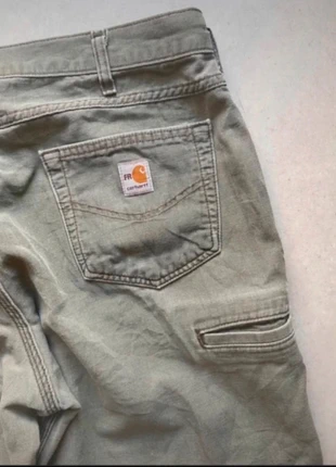 Pantalon Carhartt kaki workwear w38 fr48, marke: Carhartt, zustand: Sehr gut, größe: W38 | DE 54, 26,90 €, 28,95 € inklusive Vinted-Käuferschutz