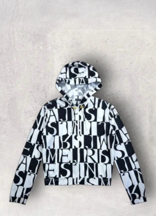 Veste à capuche Armani – Made in Italy – Parfait état – Noir blanc – Taille L, marque: Armani Jeans, état: Très bon état, taille: L, 30,00 €, 32,20 € Protection acheteurs incluse