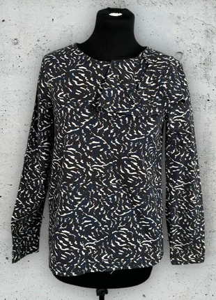 Blouse Cos - bleu marine noir et blanc, motif géométrique, taille XS / 34 / 6, brand: COS, condition: Very good, size: XS / 34 / 6, €3.00, €3.85 includes Buyer Protection Pro