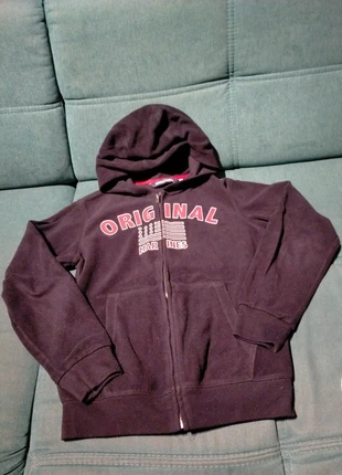 Caldissimo pile Original Marines con cappuccio zip e tasche da ragazzo , marca: Original Marines, estado: Bom, tamanho: 12 anos / 152 cm, €4.00, €4.90 inclui Proteção do Comprador