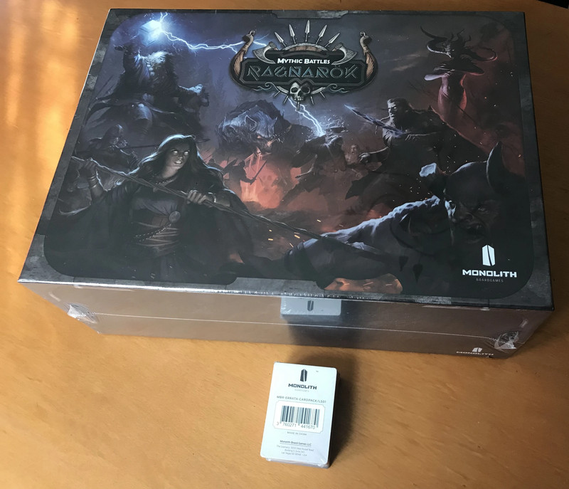 Mythic Battles: Ragnarok + Storage Box + Errata Cards - Kickstarter - Monolith Games - New - Nuovo 2