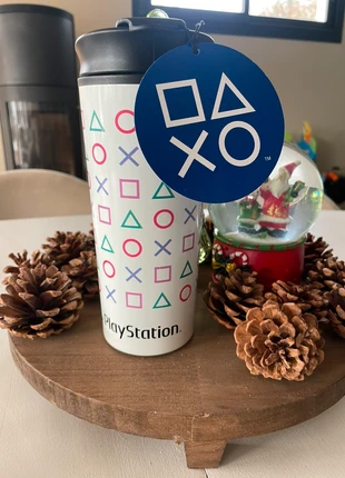 Mug Thermos Isotherme PlayStation 450ml Neuf avec étiquette, marca: PlayStation, estado: Nuevo con etiquetas, 9,99 €, 11,19 € Protección al comprador incluida