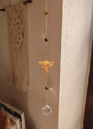 Suncatcher "Luna Moth" ~, brand: Handmade, condizioni: Nuovo con cartellino, €12.00, €13.30 include la Protezione acquisti