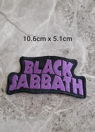 Black Sabbath Heavy Metal Music Band Embroided Iron On/Sewn Patch, brand: Patchwork, condition: New without tags, £2.25, £3.06 includes Buyer Protection Pro