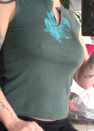 débardeur vert , merk: Active Wear, staat: Heel goed, maat: M / 38 / 10, € 6,00, € 7,00 inclusief Kopersbescherming