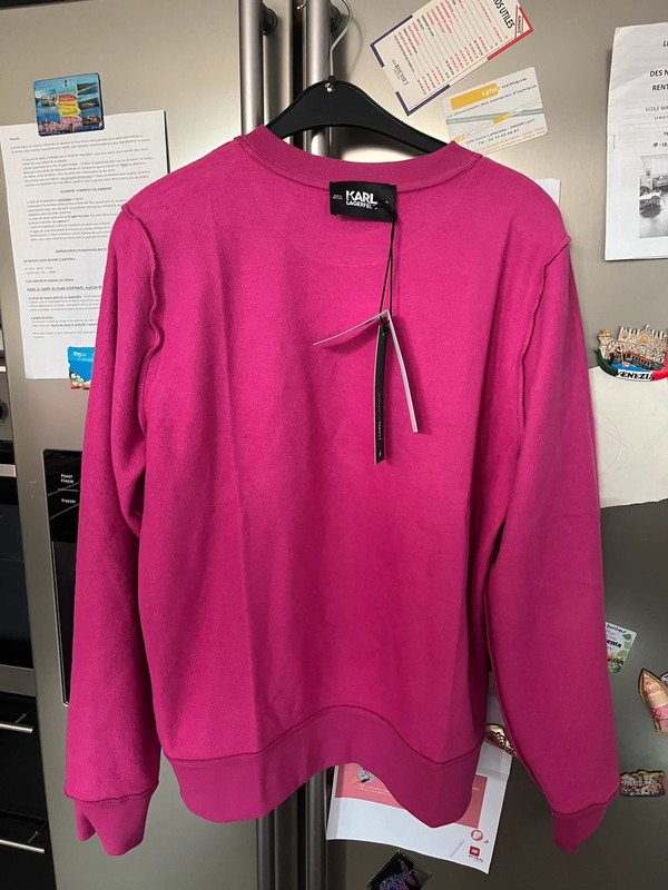 Sweat neuf et original Karl Lagerfeld fushia 4